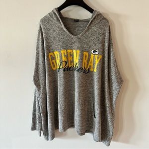 Green Bay Packers sweater with hood